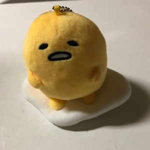Gudetama Signature Sitting Key Chain